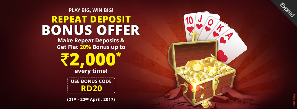 repeat deposit offer