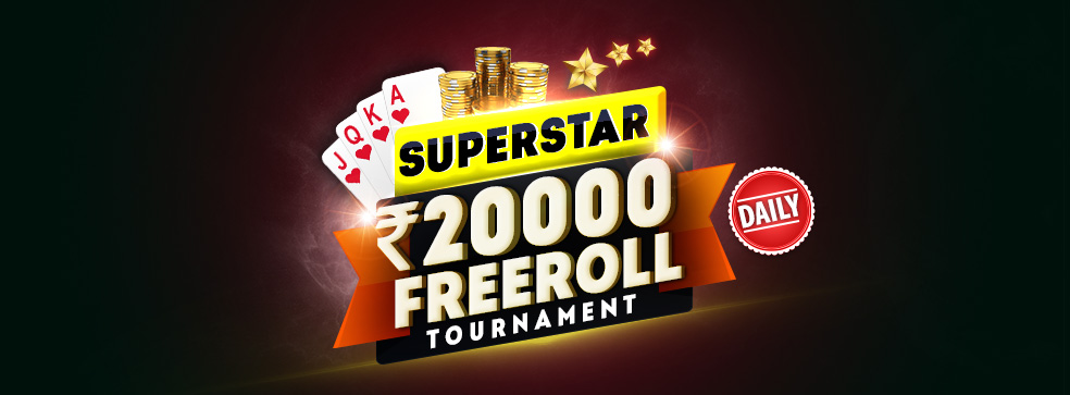 Superstar 20000 GTD Freeroll Tournament