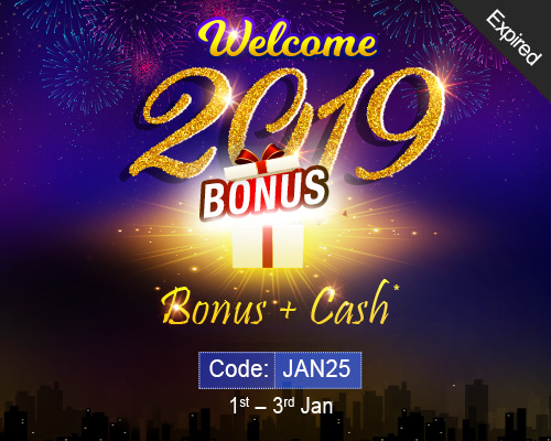 Welcome 2019 Bonus Offer
