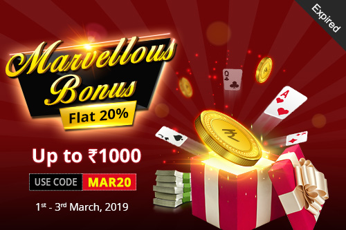 Marvellous Bonus Offer