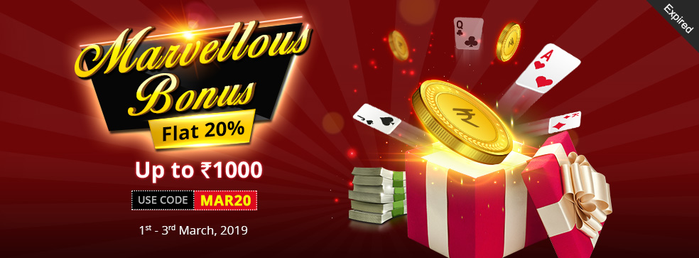 Marvellous Bonus Offer