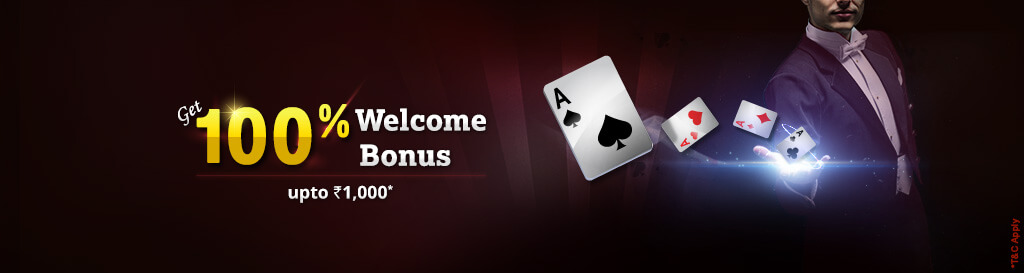 100% welcome bonus offer at khelplay rummy