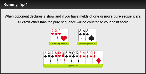 rummy tip number one