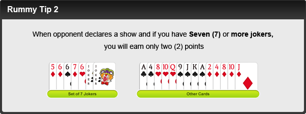 rummy tip number two