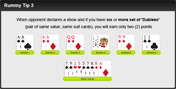 rummy tip number three