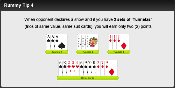 rummy tip number four
